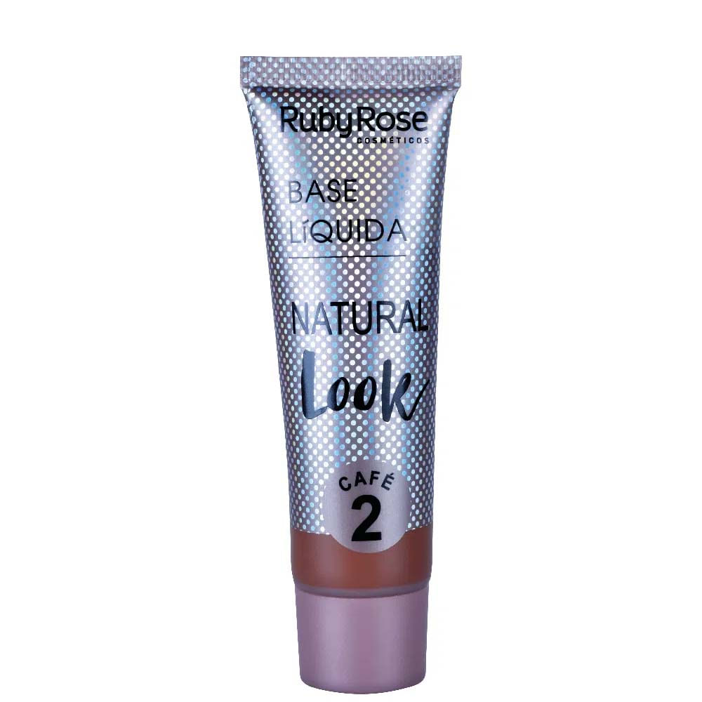 Base Líquida Ruby Rose Natural Look Hb8051 Café 2