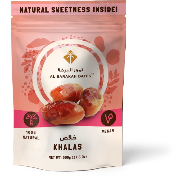 Encontraproduto.com.br - Tâmaras Khalas Secas Al Barakah Dates 500g