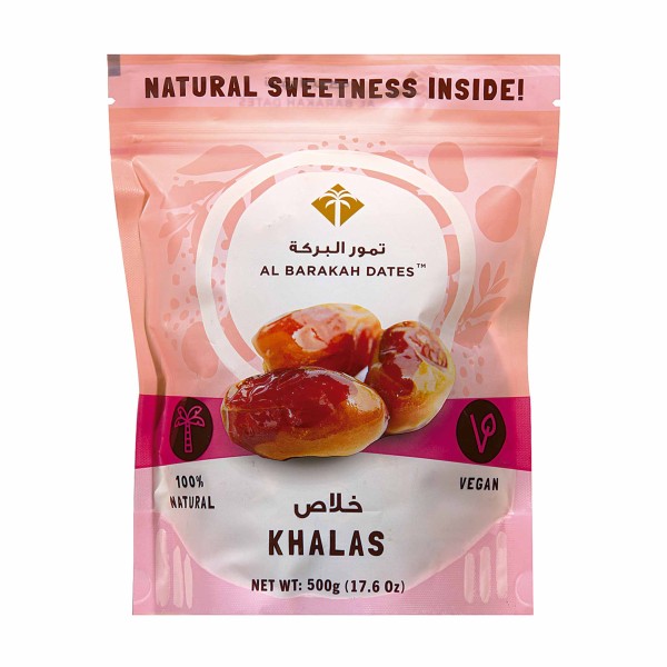 Encontraproduto.com.br - Tâmaras Khalas Secas Al Barakah Dates 500g