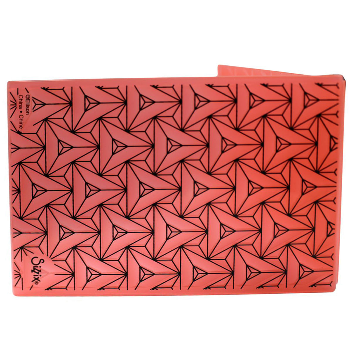 Encontraproduto.com.br - Placa de Relevo 3d Prisma Geométrico Sizzix - 661951