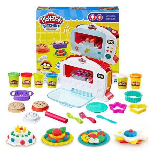 Encontraproduto.com.br - Play-Doh Forno Mágico Massinha Kitchen B9740 Hasbro