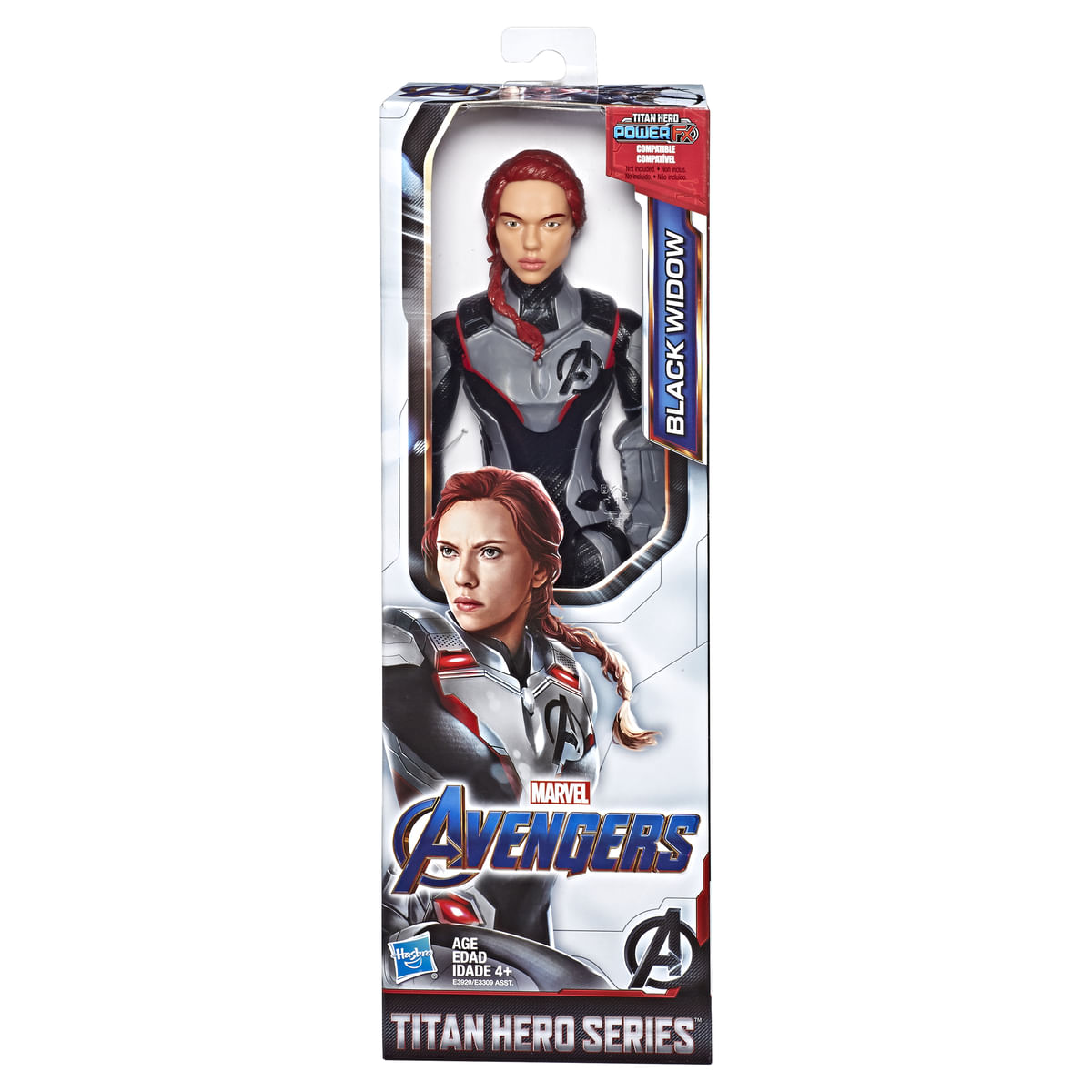 Figura de Ação - Titan Heroes - Disney - Marvel - Vingadores - Ultimato - Viúva Negra - Hasbro