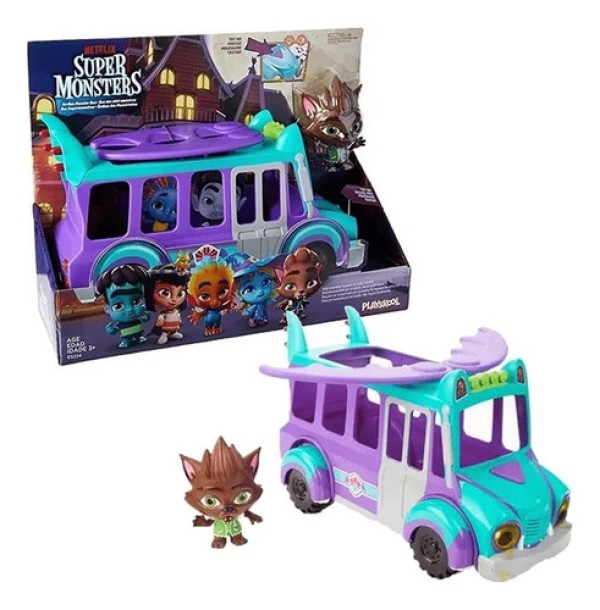 Encontraproduto.com.br - Ônibus Monstrinhos - Lobo Howler - Super Monsters - Hasbro