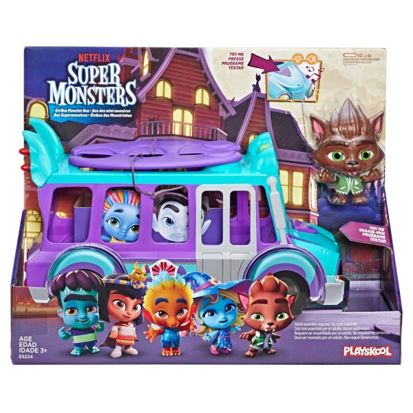 Encontraproduto.com.br - Ônibus Monstrinhos - Lobo Howler - Super Monsters - Hasbro