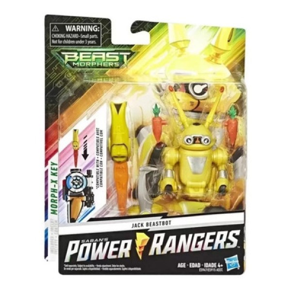 Encontraproduto.com.br - Boneco Power Rangers Hasbro Beast Morphers Jack Beastbot
