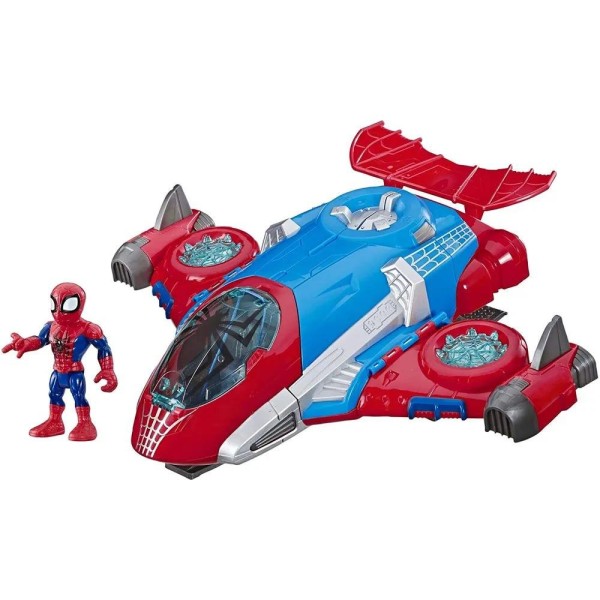 Conjunto PlaySkool Heroes - Super Hero Adventures - Jato Aranha HASBRO