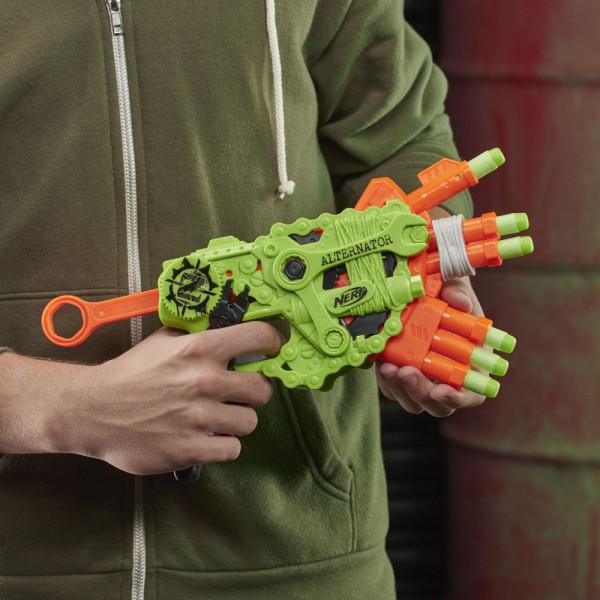 Encontraproduto.com.br - Lançador Nerf - Zombie Strike - Alternator - Hasbro