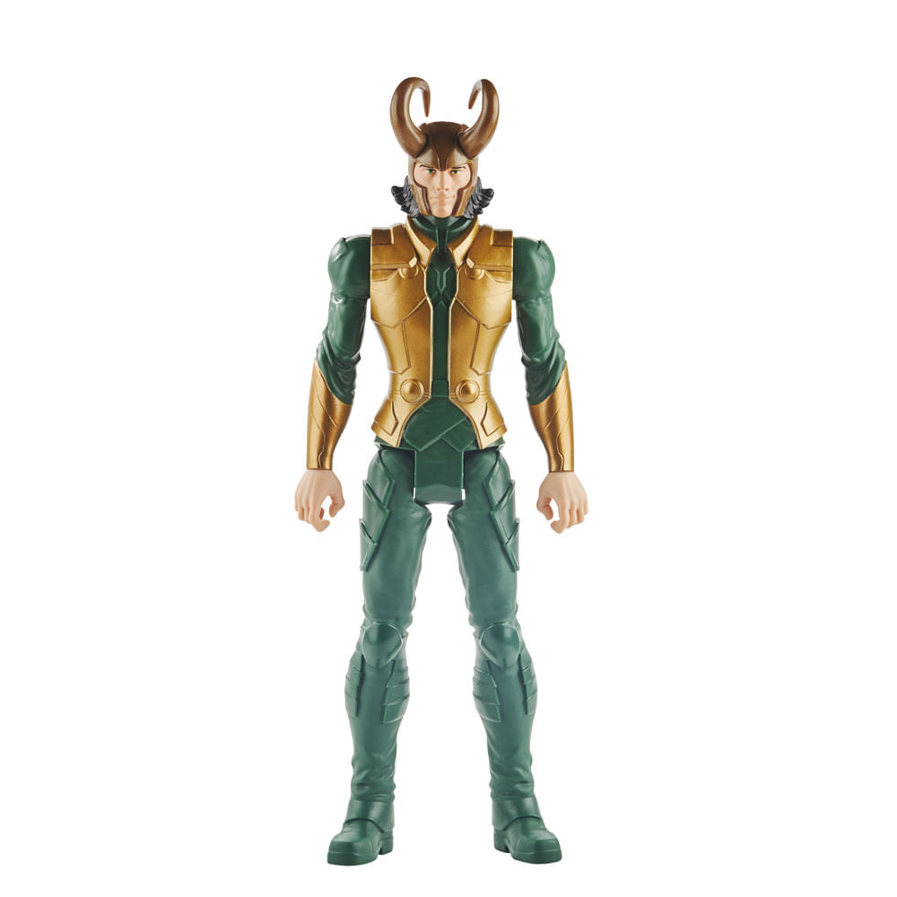 Figura Articulada - 30 Cm - Titan Heroes - Disney - Marvel - Avengers - Loki - Hasbro