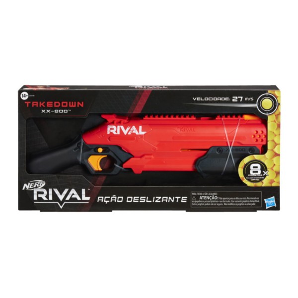 Lançador De Dardos - Nerf Rival - +14 - TakeDown 800 - Hasbro
