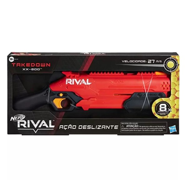 Encontraproduto.com.br - Lançador De Dardos - Nerf Rival - +14 - TakeDown 800 - Hasbro