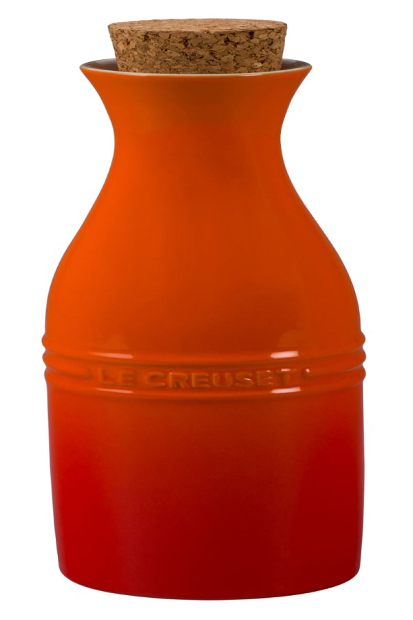 Encontraproduto.com.br - GARRAFA DE AGUA LE CREUSET COM ROLHA 750ML
