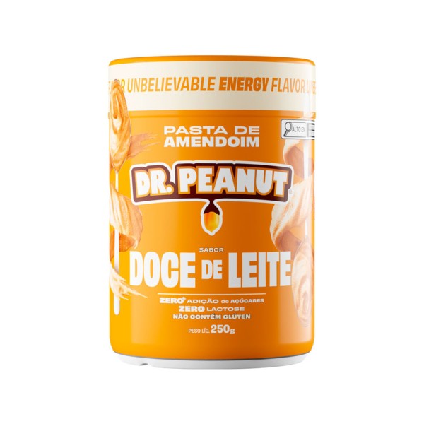 Pasta De Amendoim Dr.peanut 250gr Doce De Leite