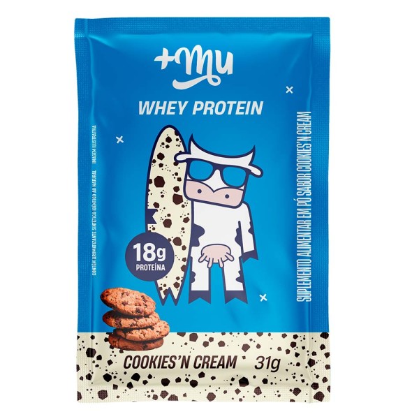 Encontraproduto.com.br - Display Whey Concentrado Mais Mu Cookies