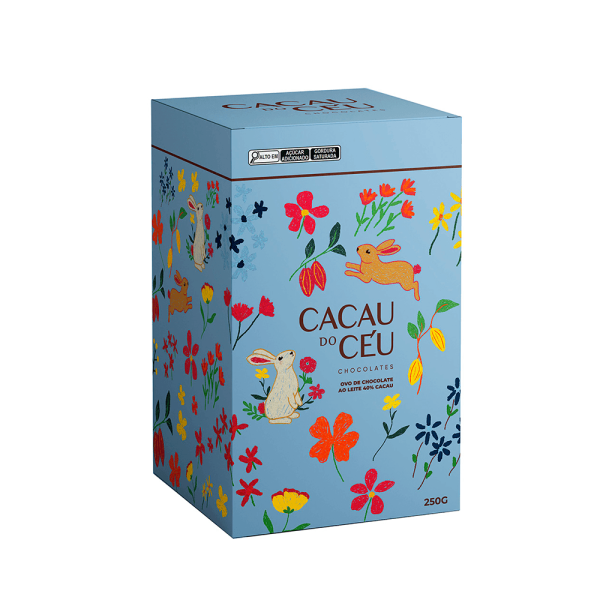 Encontraproduto.com.br - Ovo de Páscoa Cacau do Céu Ao Leite 40% Cacau - 250g