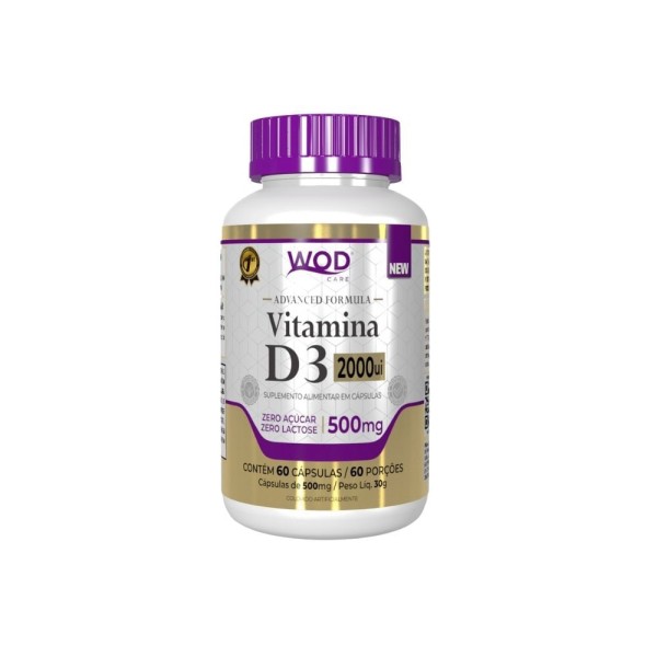Vitamina D3 60 Cápsulas WOD Nutrition