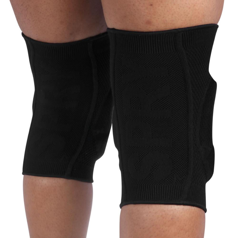 Joelheira Vôlei Profissional Knit 3d Spry N1 Sport LINHA CBV Par Preta
