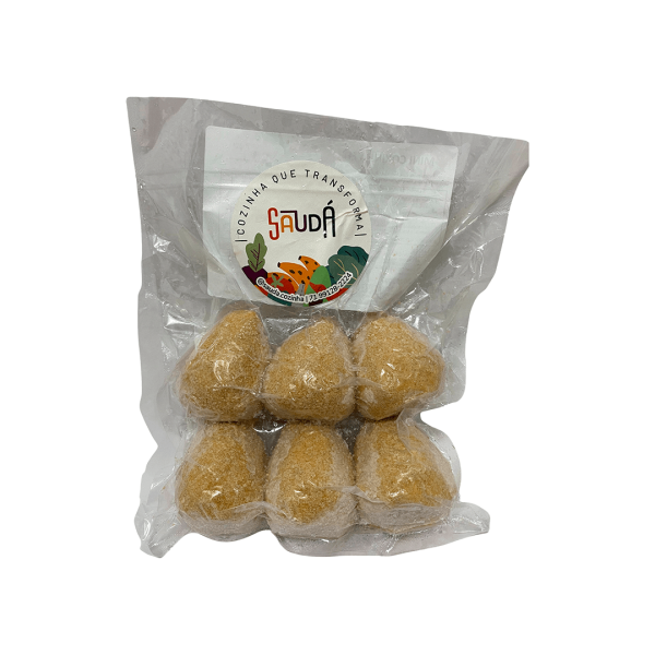 Encontraproduto.com.br - KIT 6 COXINHAS BATATA DOCE FRANGO SAUDA 216G
