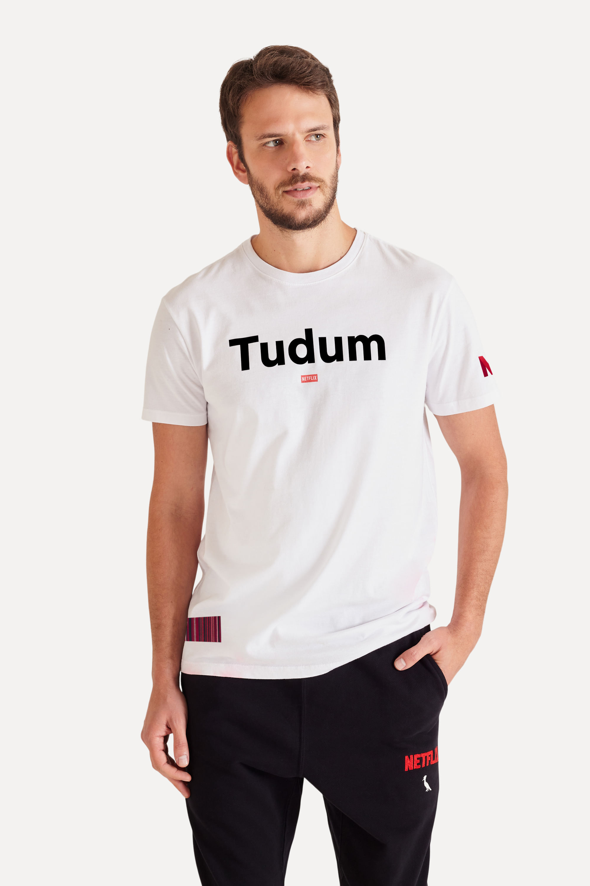 Camiseta Estampada Netflix Tudum
