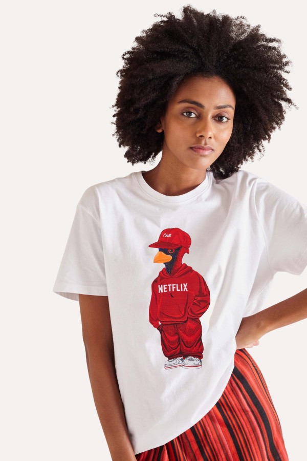 Encontraproduto.com.br - Camiseta Estampada Netflix Pica Pau
