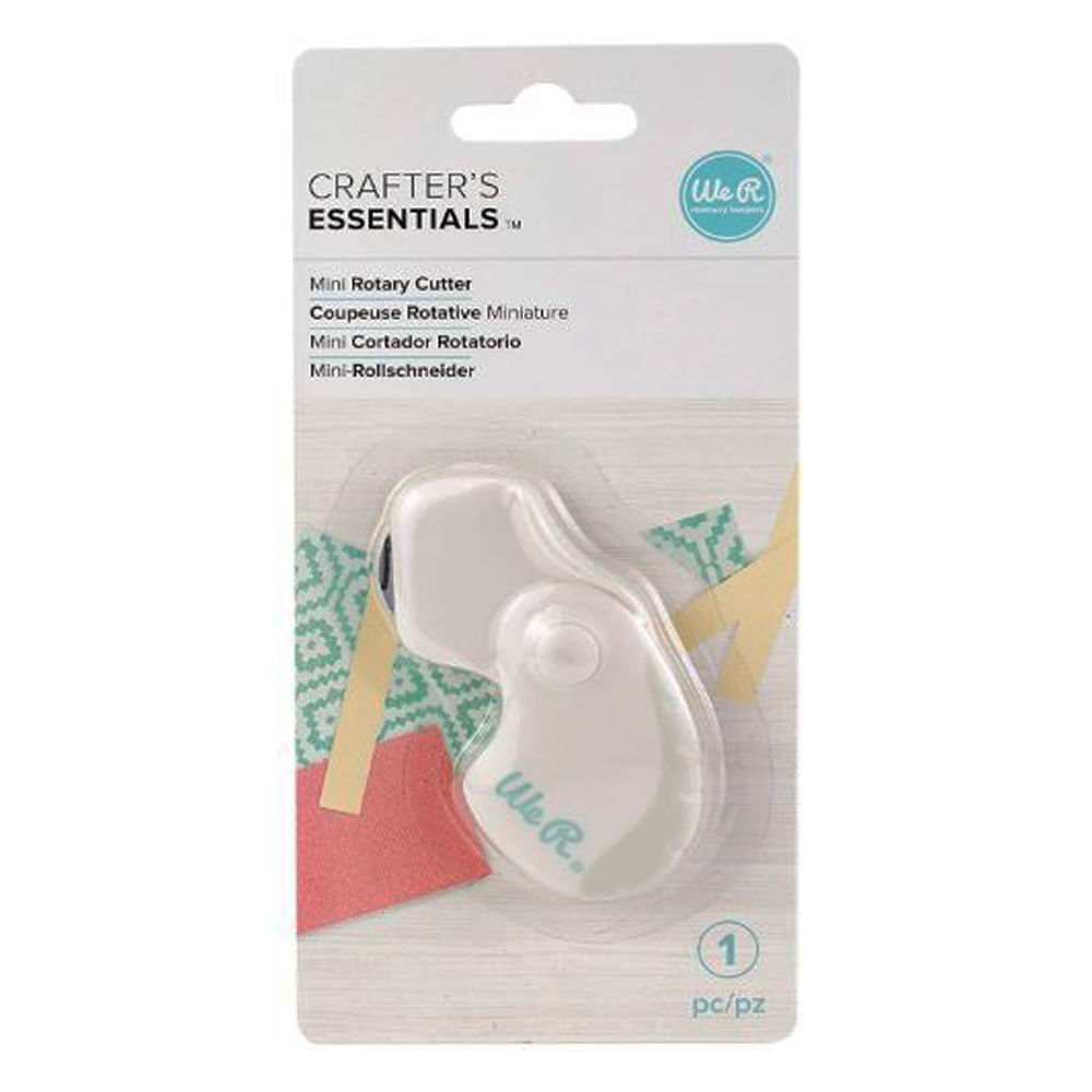Encontraproduto.com.br - Mini Cortador Circular com Suporte We R Memory Keepers Rotary Cutter 1 Peça