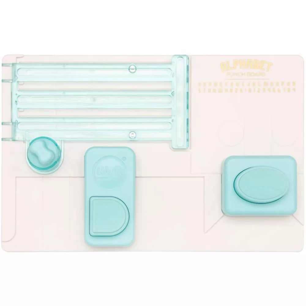Encontraproduto.com.br - Ferramenta de Corte para Criar Letras e Números Tool Alphabet Punch Board We R Memory Keepers 660889