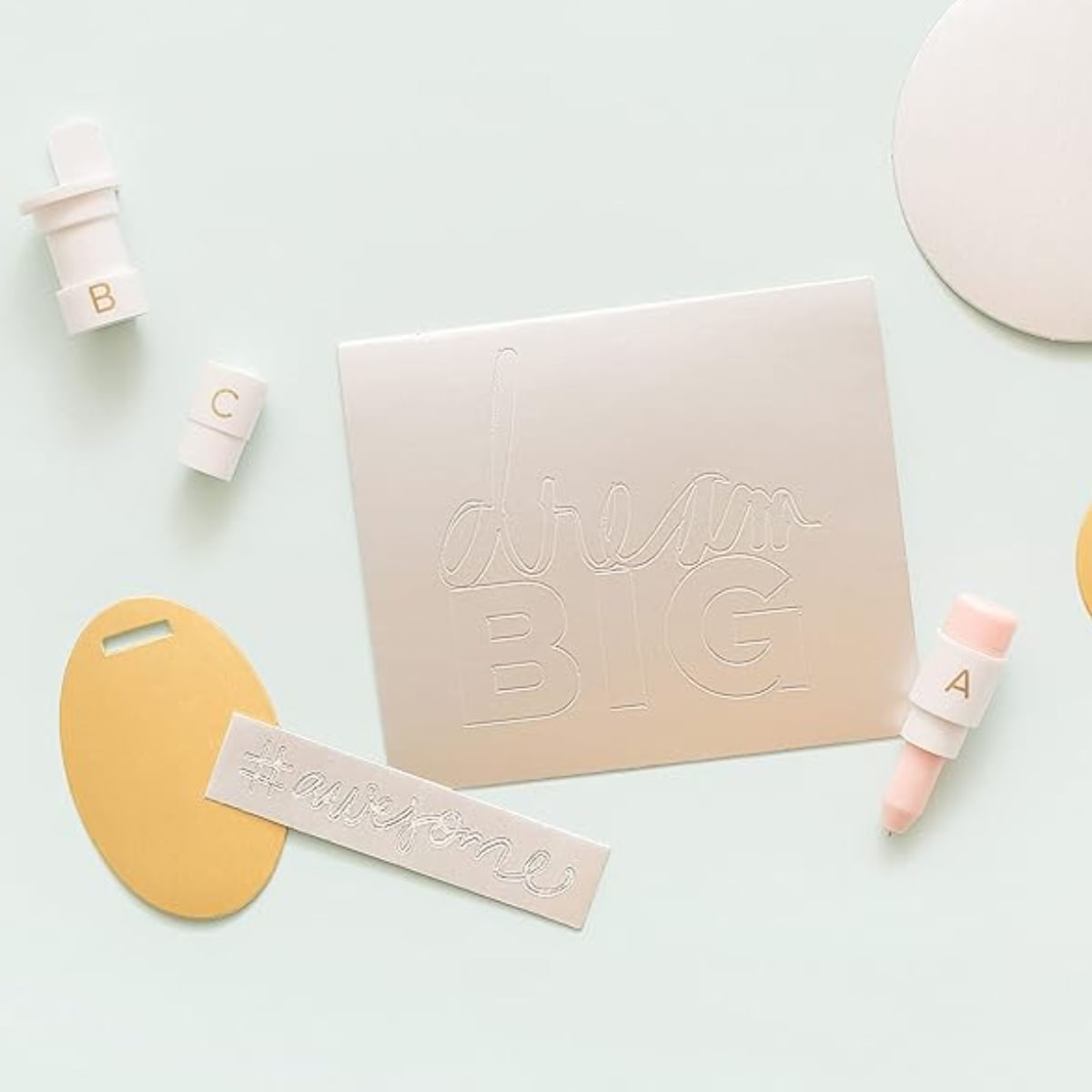 Encontraproduto.com.br - Kit para Fazer Relevo em Máquinas de Corte Eletrônico Compatível Diversas Bevel Quill We R Memory Keepers 661043