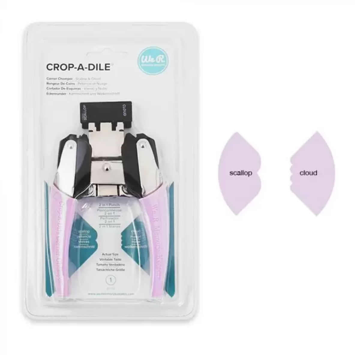Alicate Crop a Dile Corner Chomper Scallop Cloud We R Memory Keepers 661303