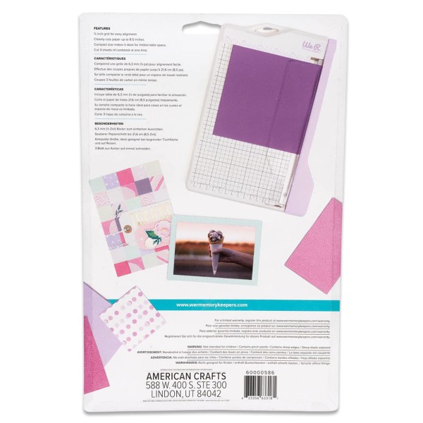 Encontraproduto.com.br - Mini Guilhotina Corte de Papel We R Memory Keepers 60000586