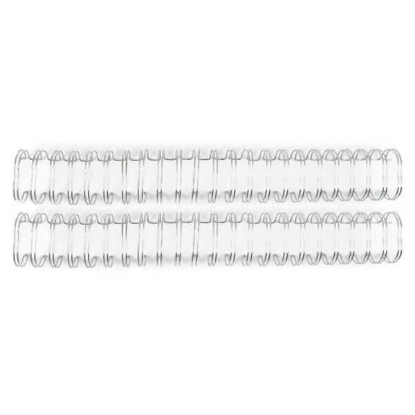 Encontraproduto.com.br - Wire-o Prata 2,5x28cm para Encadernadora The Cinch We R - 2 Unidades