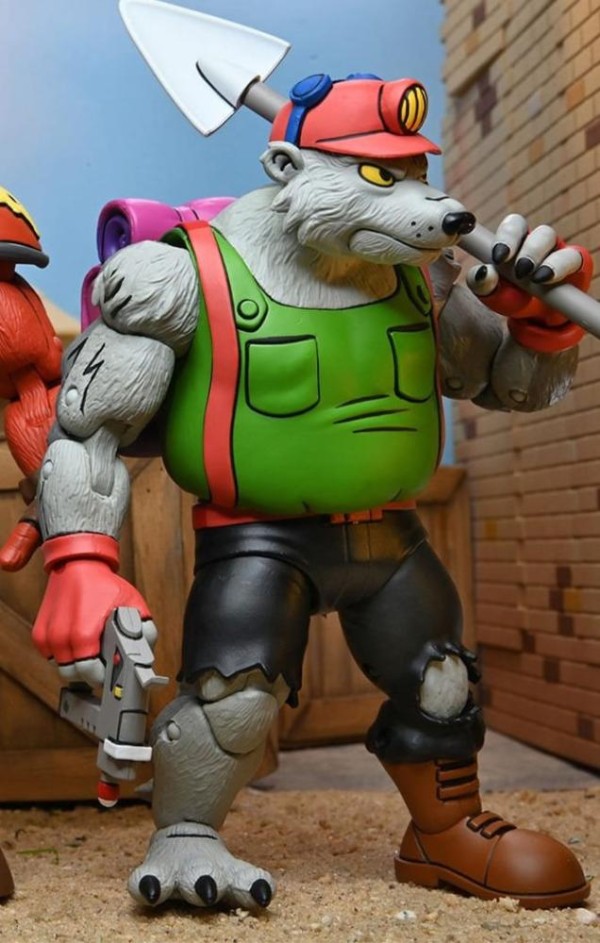 Encontraproduto.com.br - Figura Dirtbag and Groundchuck - Teenage Mutant Ninja Turtles (Cartoon) - 7 Scale Action Figure - Neca