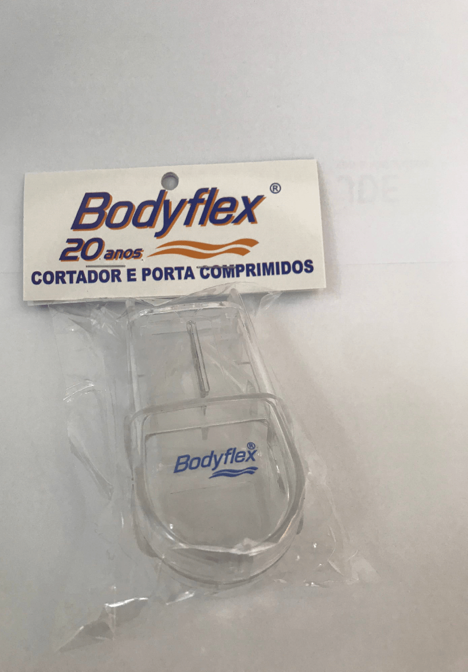 Encontraproduto.com.br - Cortador e Porta Comprimidos 2 em 1 Bodyflex (Unidade)