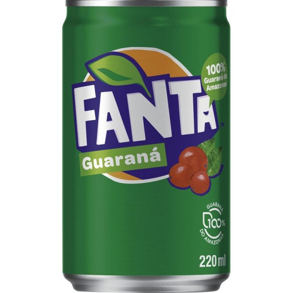 Encontraproduto.com.br - Refrigerante Fanta Guaraná Sleek Lata com 220ml