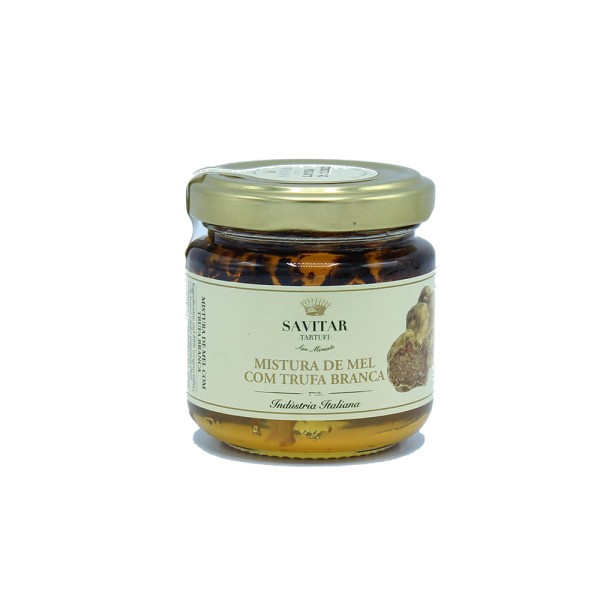 Encontraproduto.com.br - Mistura de Mel Com Trufa Branca Savitar 120g