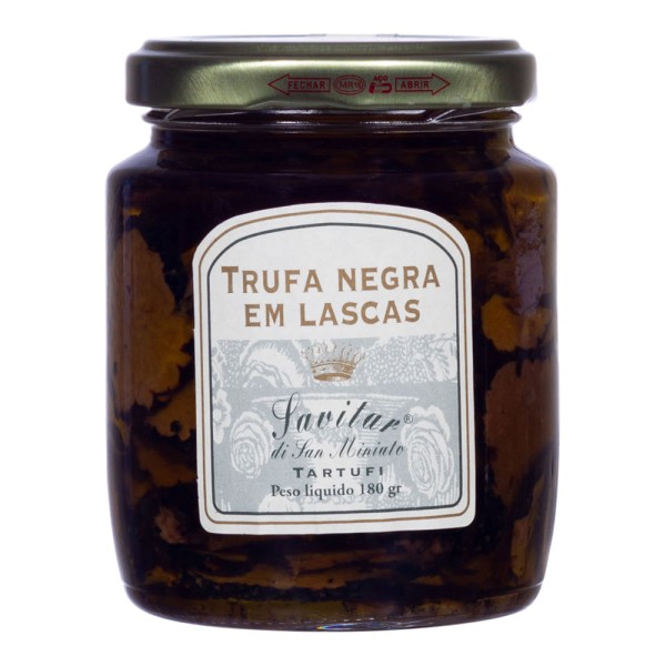 Encontraproduto.com.br - Trufa Preta Em Lascas Savitar 180g