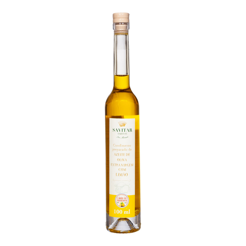 Encontraproduto.com.br - Azeite Extra Virgem com Limão 100ml Savitar