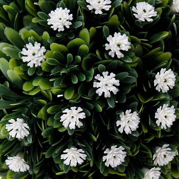 Encontraproduto.com.br - Planta Artificial Latcor, De Plástico, Branco E Verde - BX-47266/Y20-01