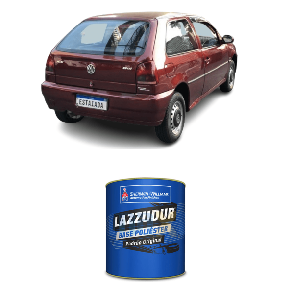 TINTA POLIESTER VERMELHO MONTE REY PEROL VW 0,9L