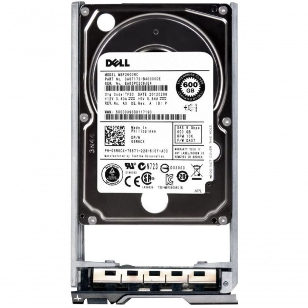 Encontraproduto.com.br - Hd Sas Dell 600gb 10k 2.5 05r6cx 5r6cx Mbf2600rc