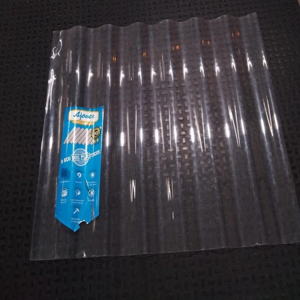 Telha de Policarbonato 3,05x1,10 Cristal Ajover
