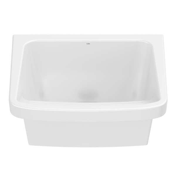 Encontraproduto.com.br - Tanque Louça Sem Mesa 54,5x48,5cm Branco Celite