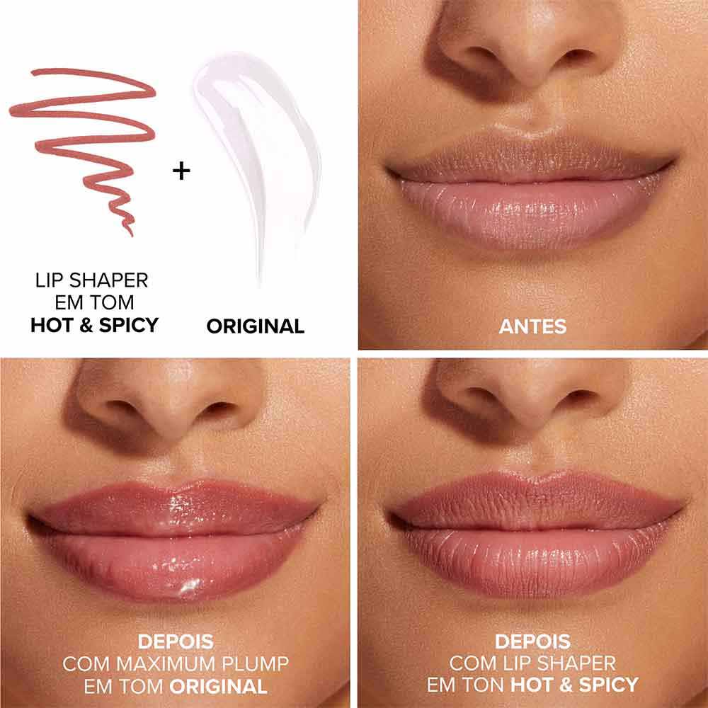 Encontraproduto.com.br - Too Faced Lip Injection Kit de Natal - Lápis + Gloss Labial