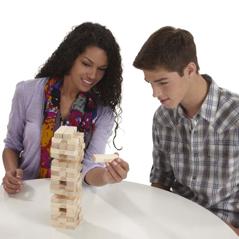 Encontraproduto.com.br - Jogo Jenga - A2120 - Hasbro