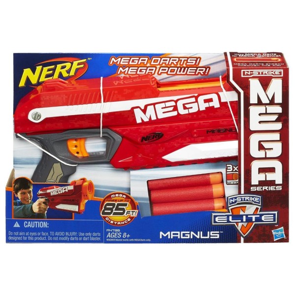 Encontraproduto.com.br - Lançador Nerf N-Strike Elite - Mega Magnus - Hasbro