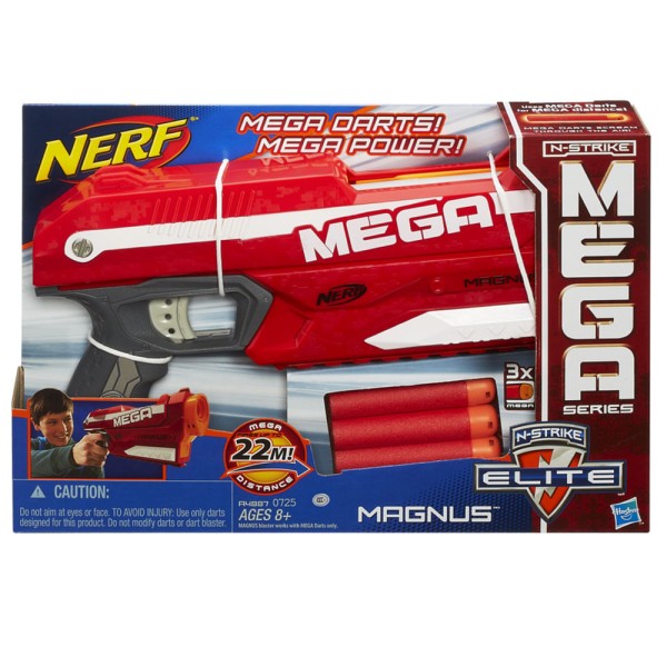 Encontraproduto.com.br - Lançador Nerf N-Strike Elite - Mega Magnus - Hasbro