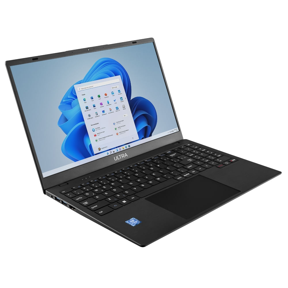 Encontraproduto.com.br - Notebook, Windows 11 Home, Tela 15,6 Pol HD, Celeron N4020C, Memória 4GB/128GB, Microsoft 365, Ultra - UB261OUT [Reembalado]
