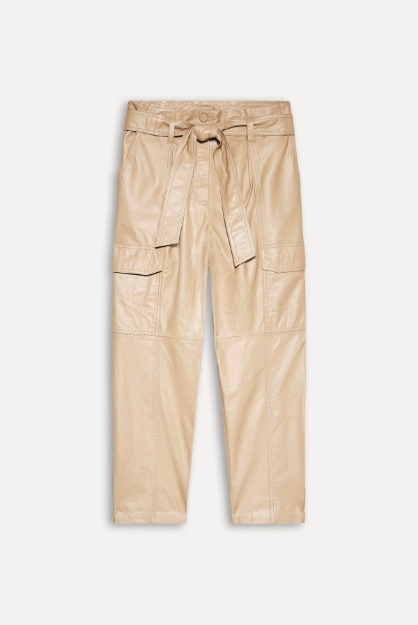 Encontraproduto.com.br - Calça Couro Recortes