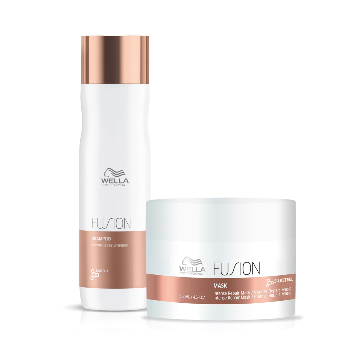 Kit Wella Professionals Fusion Shampoo e Máscara (2 Produtos)