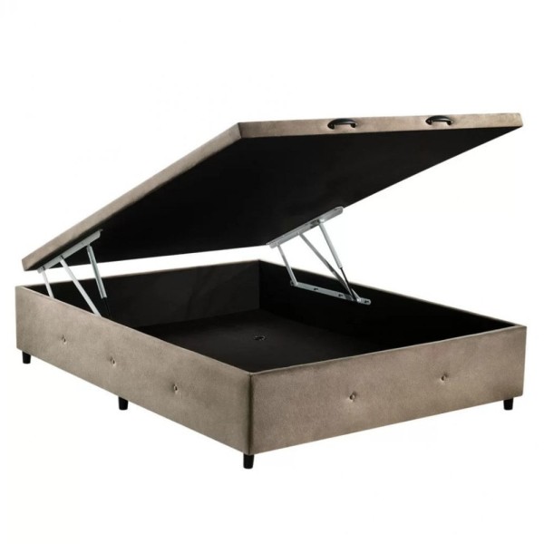 Encontraproduto.com.br - Base para Cama Box Casal com Baú 1400 S. Design