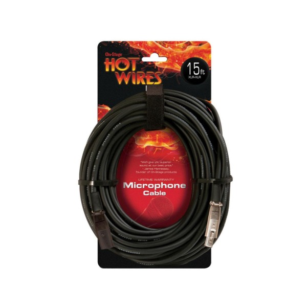 Encontraproduto.com.br - Cabo Para Microfone 4.57m OnStage MC12-15