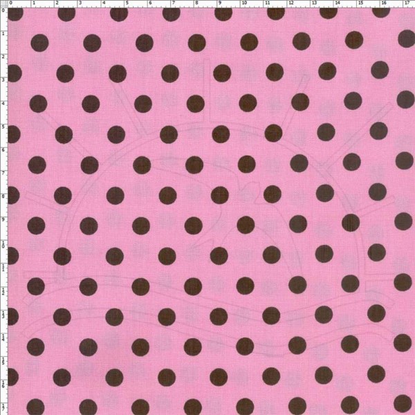 Encontraproduto.com.br - Kit de Tecido Marrom & Rosa (30x70) 6 Estampas